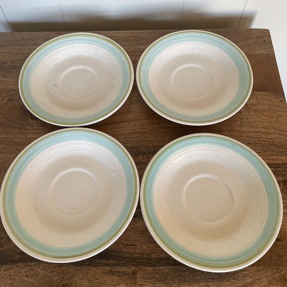 Franciscan Other - Vintage Franciscan Earthenware Tulip Time Coffee Saucers 6 1/4" Set of 4